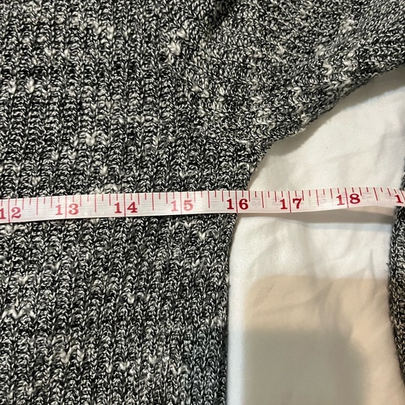 Gray Knit Sweater Dress tunic Francesca collection Alyo brand - Picture 3 of 4